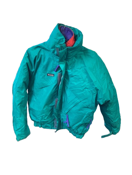 Vist Large View of Product Image Which is Used Columbia Outerwear Heavy Jacket M Teal LG