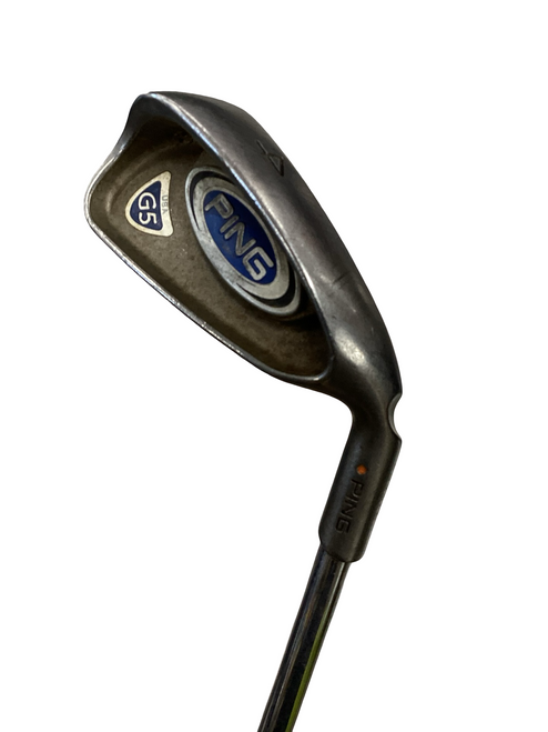 Vist Large View of Product Image Which is Used Ping G5 ORANGE DOT Mens Individual Iron RH 4 Iron