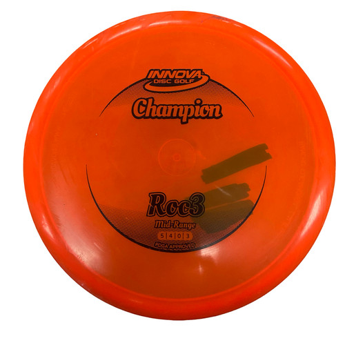 Vist Large View of Product Image Which is Used Innova C ROC 3 Disc Golf Mid Range Orange