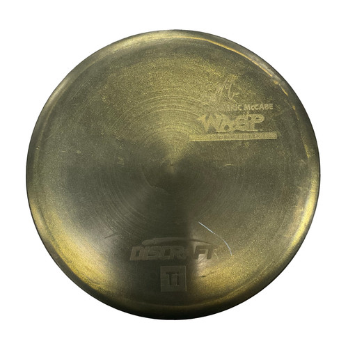 Vist Large View of Product Image Which is Used Discraft 2010 WORLDS EMAC TI PFN WASP Disc Golf Mid Range Gold
