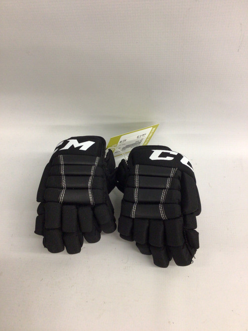 Vist Large View of Product Image Which is Used CCM EDGE Youth Gloves Black 8"