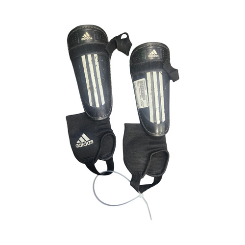 Vist Large View of Product Image Which is Used Adidas Soccer Shin Guards Junior Black SM