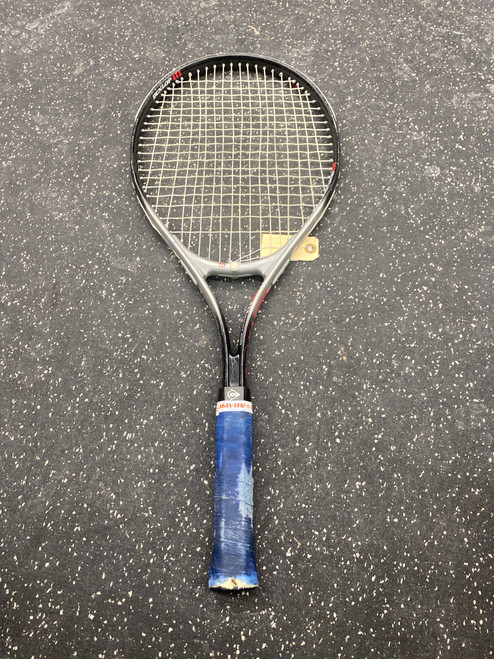 Vist Large View of Product Image Which is Used Dunlop POWER MASTER 105 Adult Tennis Racquet Black Unknown
