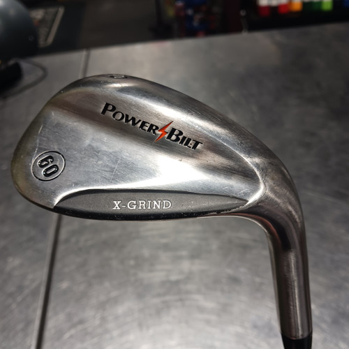 Vist Large View of Product Image Which is Used Powerbilt X-GRIND Golf Wedge Mens RH 60 Degree