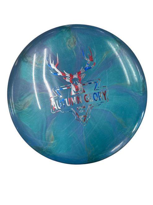 Vist Large View of Product Image Which is Used AUTUMB GLORY Disc Golf Mid Range Royal Blue