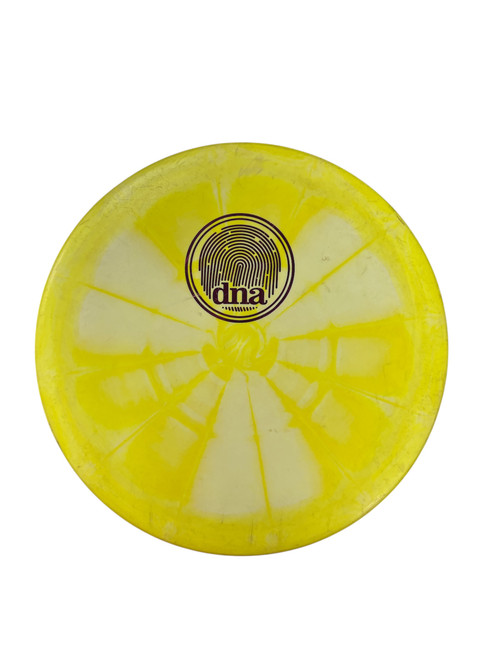 Vist Large View of Product Image Which is Used DNA Disc Golf Mid Range Yellow