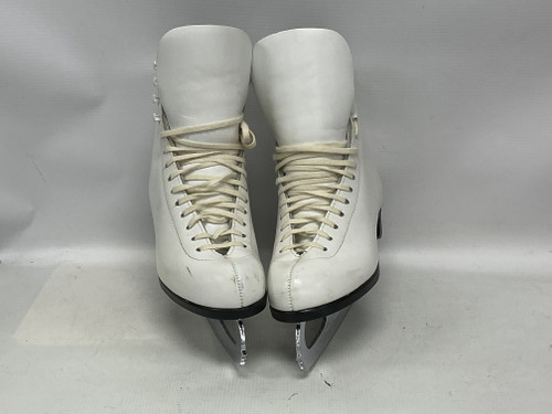 Vist Large View of Product Image Which is Used Riedell 1150 WomensFigure Skate White Senior 6.5
