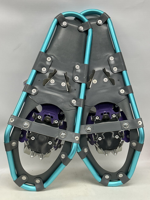 Vist Large View of Product Image Which is Used Atlas Snowshoes Mens Carolina Blue 22"