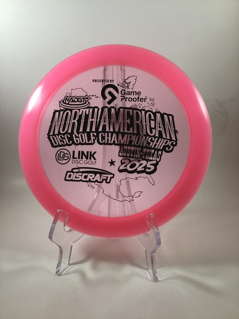 Vist Large View of Product Image Which is Used Discraft Z LITE ZEUS Disc Golf Driver Pink 161g