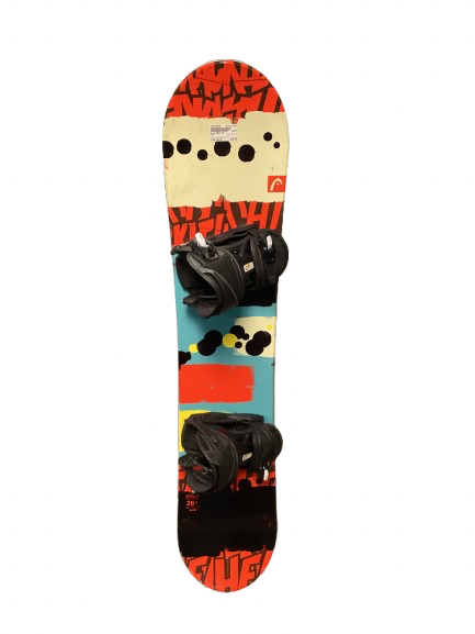 Vist Large View of Product Image Which is Used Head ROWDY JR Boys Snowboard Only Cardinal And White 128 cm