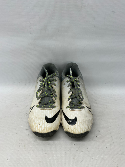 Vist Large View of Product Image Which is Used Nike TROUT BB/SB Cleats Grey And White Junior 01