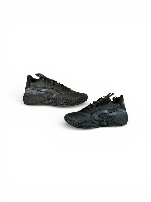 Vist Large View of Product Image Which is Used Puma Basketball Shoes M Black Senior 10