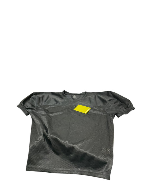 Vist Large View of Product Image Which is Used Champro BLK PRACTICE JERSEY FB Top Adult Black MD