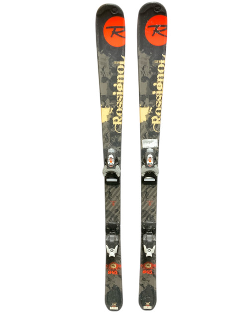 Vist Large View of Product Image Which is Used Rossignol S65 Boys DH Ski/Binding Black 130 cm