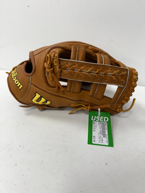 Vist Large View of Product Image Which is Used Wilson A2000 1810 BB/SB Glove RH Throw Brown 12 3/4" (new = $340)