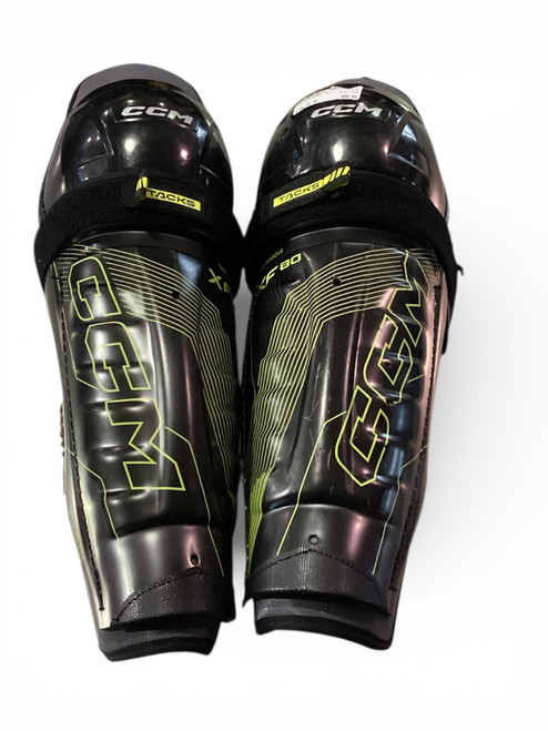 Vist Large View of Product Image Which is Used CCM XF80 Senior Shin Guards None 15"
