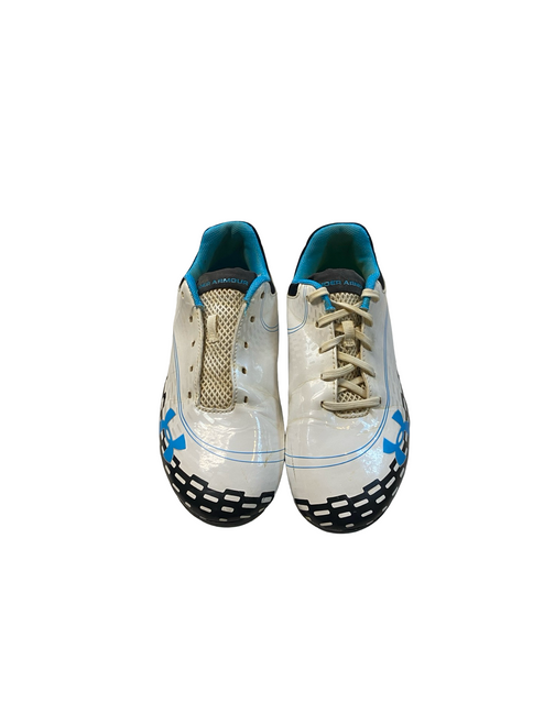 Vist Large View of Product Image Which is Used Under Armour Soccer Cleats White Senior 7