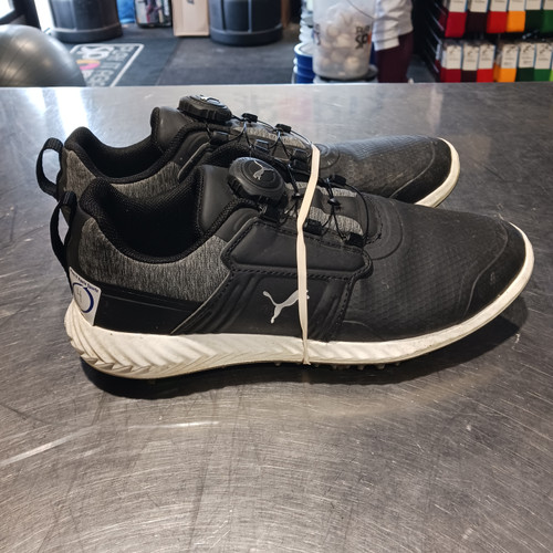 Vist Large View of Product Image Which is Used Puma Jr Golf Shoes Black Junior 04