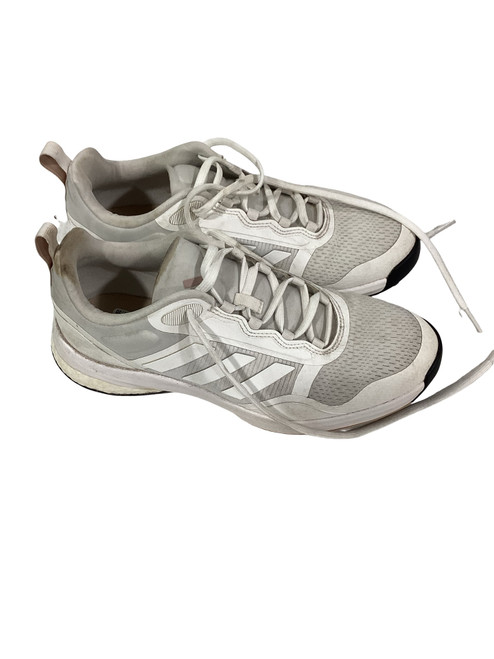 Vist Large View of Product Image Which is Used Adidas Womens Golf Shoes White Senior 7