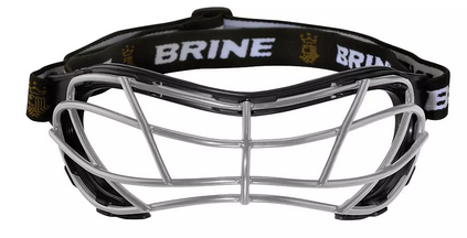 Vist Large View of Product Image Which is New Brine DYNASTY RISE GOGG Lacrosse Facial Protect Black