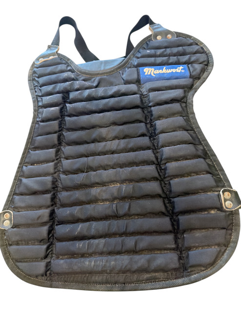 Vist Large View of Product Image Which is Used Markwort UMPIRE GEAR Catchers Chest Protector Black Intermed