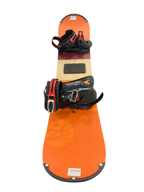 Vist Large View of Product Image Which is Used Rossignol EXP Mens Board/Bindings Orange 145 cm