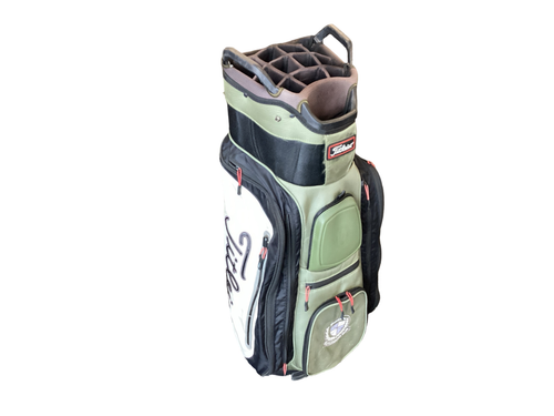 Vist Large View of Product Image Which is Used Titleist Mens Cart Bag Green