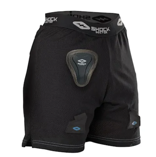 Vist Large View of Product Image Which is New Shock DR CORE LOOSE SHORT JILL Hockey Jock Black MD