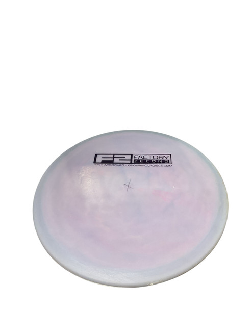 Vist Large View of Product Image Which is Used Innova F2 FACTORY MID RANGE Disc Golf Mid Range Purple