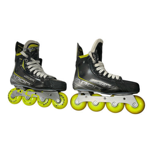Vist Large View of Product Image Which is Used Bauer Roller Hockey Skates Black Junior 04.5