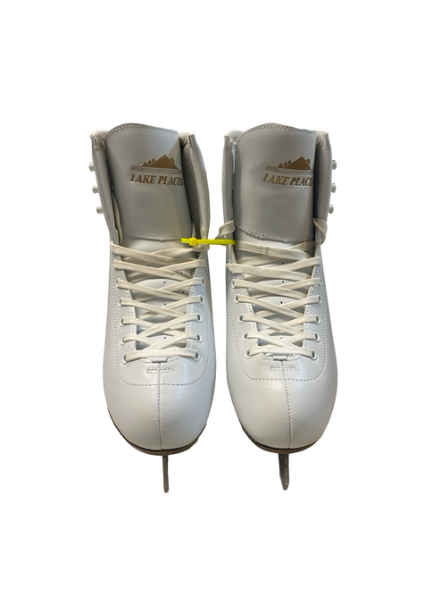 Vist Large View of Product Image Which is Used Lake Placid WHITNEY WomensFigure Skate White Senior 9