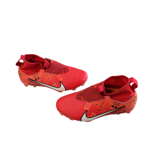Vist Large View of Product Image Which is Used Nike Soccer Cleats Red Junior 02.5