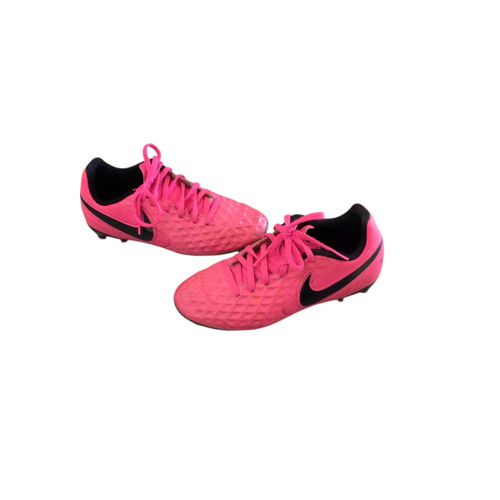 Vist Large View of Product Image Which is Used Nike Soccer Cleats Pink Junior 02