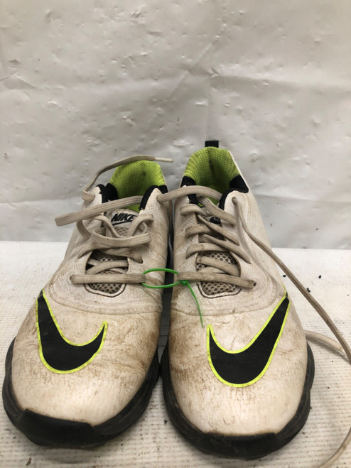 Vist Large View of Product Image Which is Used Nike Jr Golf Shoes White Junior 04