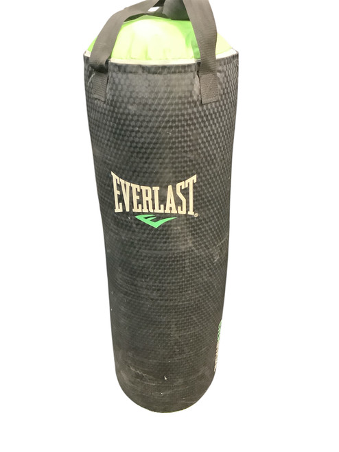 Vist Large View of Product Image Which is Used Everlast NEVATEAR Boxing Heavy Bag Black And Green 75 lb