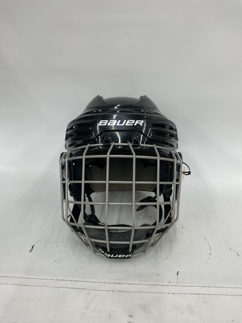 Vist Large View of Product Image Which is Used Bauer IMS5.0 Helmet Cage Combo Black LG