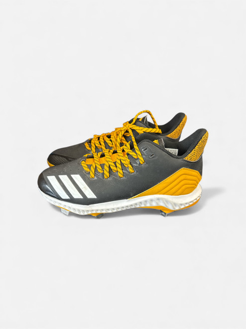 Vist Large View of Product Image Which is NEW ADIDAS ICON BOUNCE METAL BB/SB Cleats Yellow Senior 6.5 OUT OF BOX