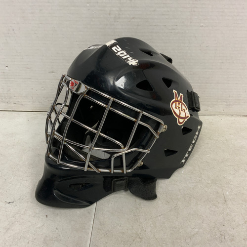 Vist Large View of Product Image Which is Used Itech 1200 Youth Goalie Helmet/Mask Black One Size