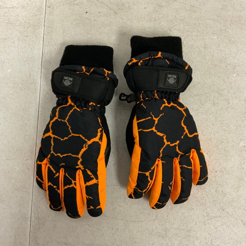 Vist Large View of Product Image Which is Used NICE CAPS Outerwear Boys Gloves Orange LG