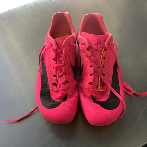 Vist Large View of Product Image Which is Used Nike RIVAL SPRINT 9.5 Track & Field Cleats Adult Pink Senior 9.5
