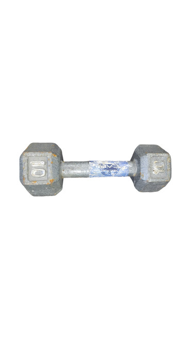 Vist Large View of Product Image Which is Used Hex Dumbbell (Each) 10 lb
