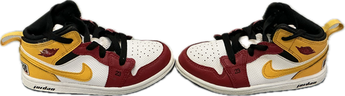 Vist Large View of Product Image Which is Used Jordan Basketball Shoes Y White Youth 10.0