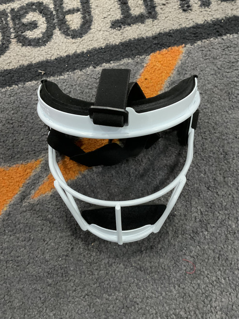 Vist Large View of Product Image Which is Used DINICTIS DEFENSIVE MASK BB/SB Fielders Mask White M/L