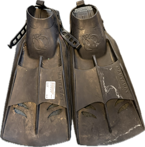 Vist Large View of Product Image Which is Used Underwater Fins Black SM