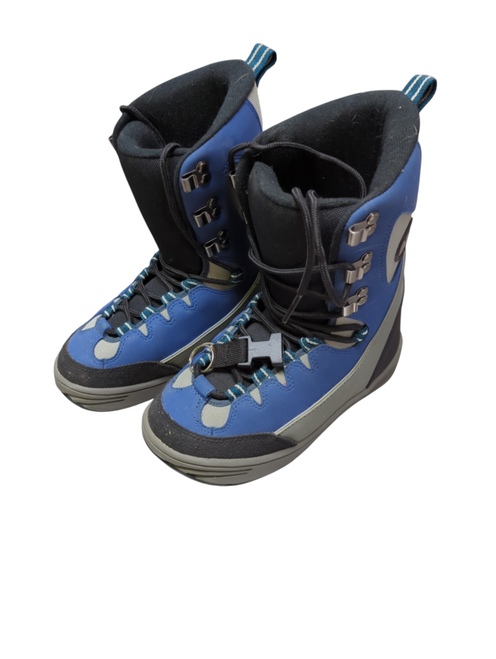 Vist Large View of Product Image Which is Used DPQ Boys Snowboard Boots Royal Blue Junior 05