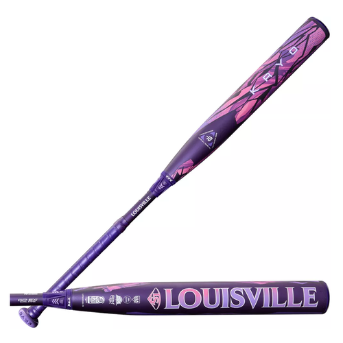 Vist Large View of Product Image Which is New Louisville Slugger Kryo Thundernight 2026 Fastpitch (-10) Softball Bat- 32"/22oz
