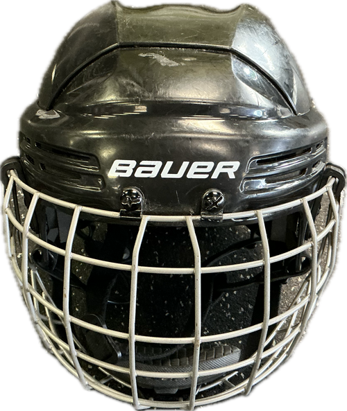 Vist Large View of Product Image Which is Used Bauer BHH2100JR Helmet Cage Combo Black XS