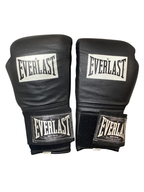 Vist Large View of Product Image Which is Used Everlast Boxing Gloves Black SM