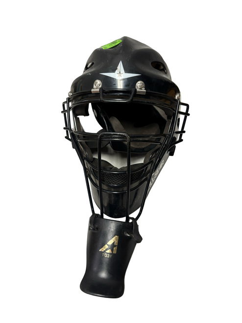 Vist Large View of Product Image Which is Used All-Star MVP2310-1 6 1/4 - 7 Junior Baseball Catchers Helmet w/Mask Black mfg 10/2023