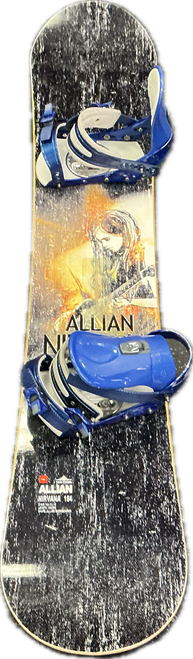 Vist Large View of Product Image Which is Used NIRVANA Mens Board/Bindings Black 154 cm